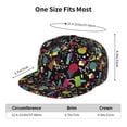 thumbnail image 6 of Balery Baseball Cap Flat Bill Hats for Men Adjustable Size for Running Workouts and Outdoor Activities All Seasons Dad Hat(Colorful Geometric Figures ), 6 of 9