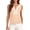 Beige, variant on PRETTYGARDEN Womens Tank Tops Summer Causal V Neck Sleeveless Shirts Floral Print Embroidered Beach Vacation Boho Top