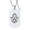 Silver, variant on Stainless Steel Jewish Jewelry, Star of David Necklace, Jew Hamsa Hand of Fatima Protection Pendant Chain Judaica Israel Blessing Gifts, Silver