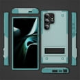 thumbnail image 5 of ELEHOLD Rugged Case for Samsung Galaxy S24,Hybrid Military Grade Drop Protection Built-in Hidden Kickstand Shockproof Armor Cover for Samsung S24,Green, 5 of 7