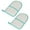 light gray, variant on WeiLaiKeQi 2Pcs Ironing Gloves Anti Heat Portable for Clothes for Bedroom Steaming en gray strip
