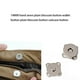 thumbnail image 2 of Bewildely Paquete de 10 tachuelas de presión para coser, ropa de Metal, botones a presión, artesanía portátil para el hogar, manualidades Artesanía Siliver, 2 of 6