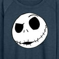 thumbnail image 3 of The Nightmare Before Christmas - Jack Face - Women's Lightweight French Terry Long Sleeve Shirt, 3 of 5