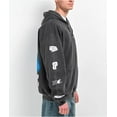 thumbnail image 5 of Linkin Park X Brooklyn Projects Men's Overspray Black Wash Zip Hoodie Sweatshirt (Small, Black Wash), 5 of 6