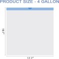 thumbnail image 2 of 60PCS 4 Gallon Trash Bags - Drawstring small trash Bags for Bathroom  Kitchen  Bedroom  Office, 2 of 6