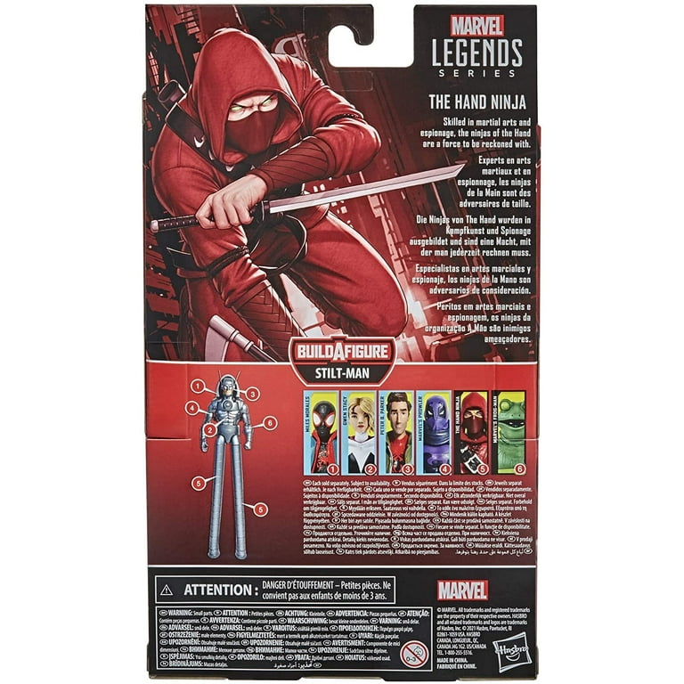 Hasbro Marvel Legends Series Spider Man The Hand Ninja 6 Inch