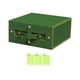 thumbnail image 1 of Caja organizadora portátil para tarjetas coleccionables. verde amarillo, 1 of 7