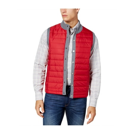 Barbour Quilted Vest - Barbour Mens Mixed Media Quilted Vest