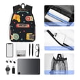thumbnail image 4 of Balery Retro Video Game Mochila para Mujeres y Hombres, Mochila Ligera Casual para Viajes, Mochila Clásica Básica para la Universidad, 4 of 6