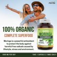 thumbnail image 4 of Herba Organic Moringa Leaf Capsules - 500mg - 180 Vegetable Capsules | Organic Moringa Powder in Moringa Capsules for Convenience | Made in Canada, 4 of 8