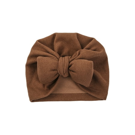

JINSIJU Baby Winter Warm Turban Hat Bow Knot Beanie Hat Stretchy Head Wrap