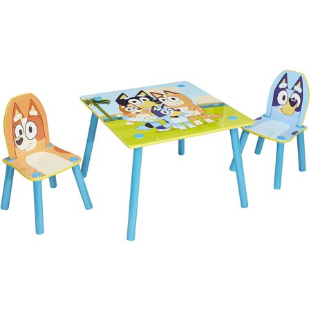 Bluey Furniture - Includes Table and 2 Chairs - Perfect for Arts & Crafts