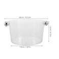 thumbnail image 2 of OULII Acrylic Design Ice Bucket Transparent Acrylic Beverage Chilling Party Use Outdoor Picnics 1Set, 2 of 8