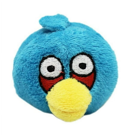 Angry Birds Fuzzy Feathered Topper Blue Plush Pencil Topper Soft Toy