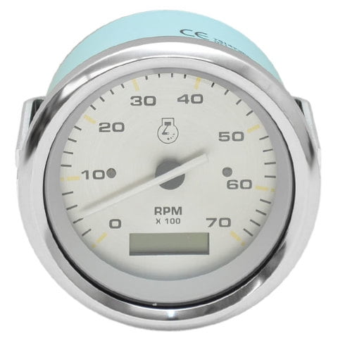 Teleflex Boat Tachometer 781479 | Gold Sterling 3 3/8 Inch