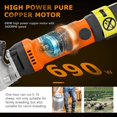 thumbnail image 3 of Professional Electric Sheep Clipper 690W 2400RPM, 6 Speeds, 5 Meter Power Cord, for Livestock for Sheep, Alpacas and Goats, 3 of 5