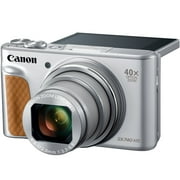 Canon PowerShot SX740 HS - Digital camera - compact - 20.3 MP - 4K / 30 fps - 40x optical zoom - Wi-Fi, Bluetooth - silver