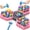Pink, variant on 3-Player Whack Game Mole Toy , Early Learning Toy with Lights & Sounds, Interactive Pounding Hammer Toy with 3 Game Modes