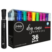 Loddie Doddie 36ct Broad Chisel Point Dry Erase Markers