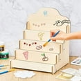 thumbnail image 4 of LALOCAPEYO Greeting Card Display Stand Wooden Multipurpose Display Rack,for Vendor Events Portable Magazine Literature Organizer Rack, 4 of 6