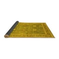 thumbnail image 2 of Ahgly Company Indoor Square Oriental Yellow Industrial Area Rugs, 8' Square, 2 of 4