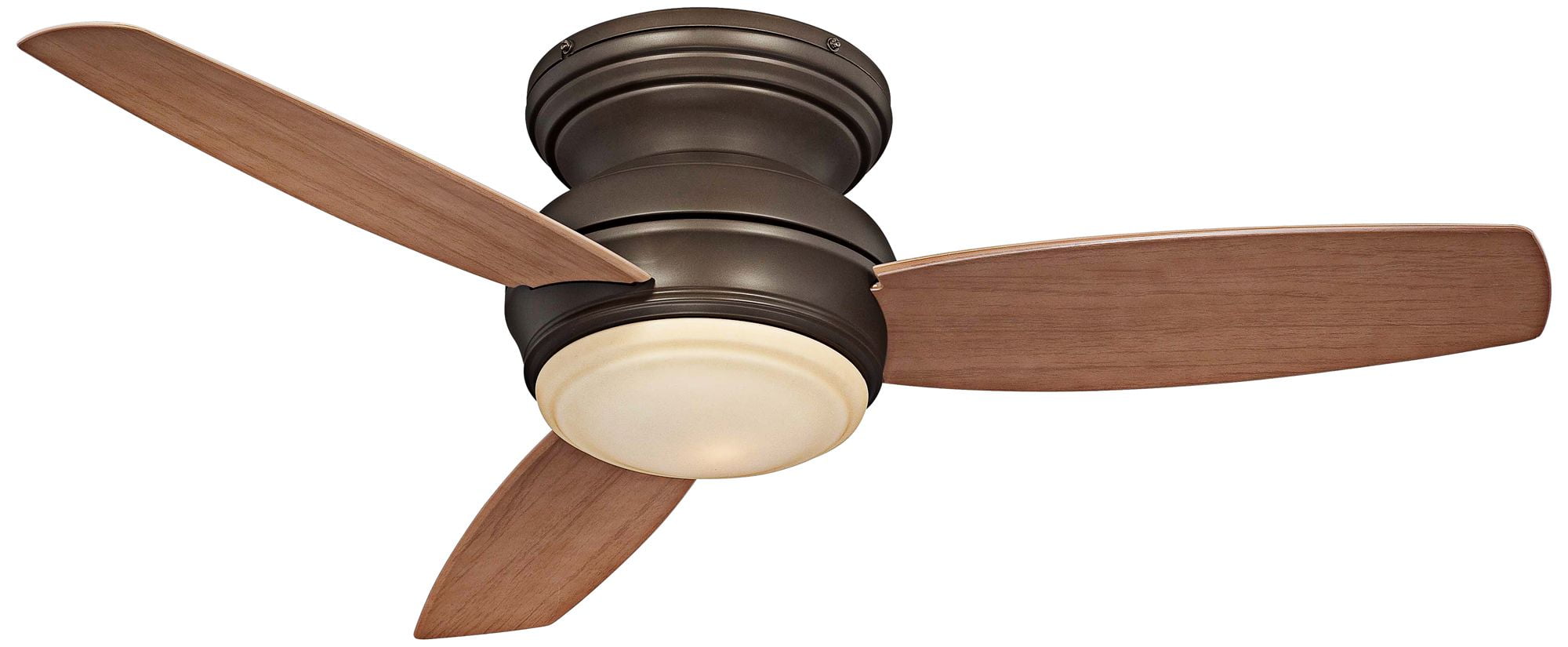 Minka Aire 44" Traditional Concept Bronze Flushmount Fan with Wall