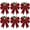 Buffalo Plaid, variant on 6 Pieces Christmas Bow With Pinecones and Needles,Christmas Buffalo Checkered Bow Checkered Ribbon Christmas Tree Wreath Decoration Indoor Outdoor ,Christmas Bows for Gift Wrapping,Buffalo Plaid