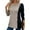 Khaki, variant on Fouhkni Womens Long Sleeve Shirts Crewneck Color Block Side Buttons Tunic Tops Fall Fashion Sweaters