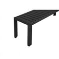 thumbnail image 4 of Pangea Home Breeze Modern Anodized Aluminum Frame Outdoor Bench in Black, 4 of 5