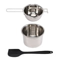 thumbnail image 1 of Stainless Double Boiler Set & Butter Melting Pot With Silicone Spatula Baking & Candle Making Kit, 1 of 2