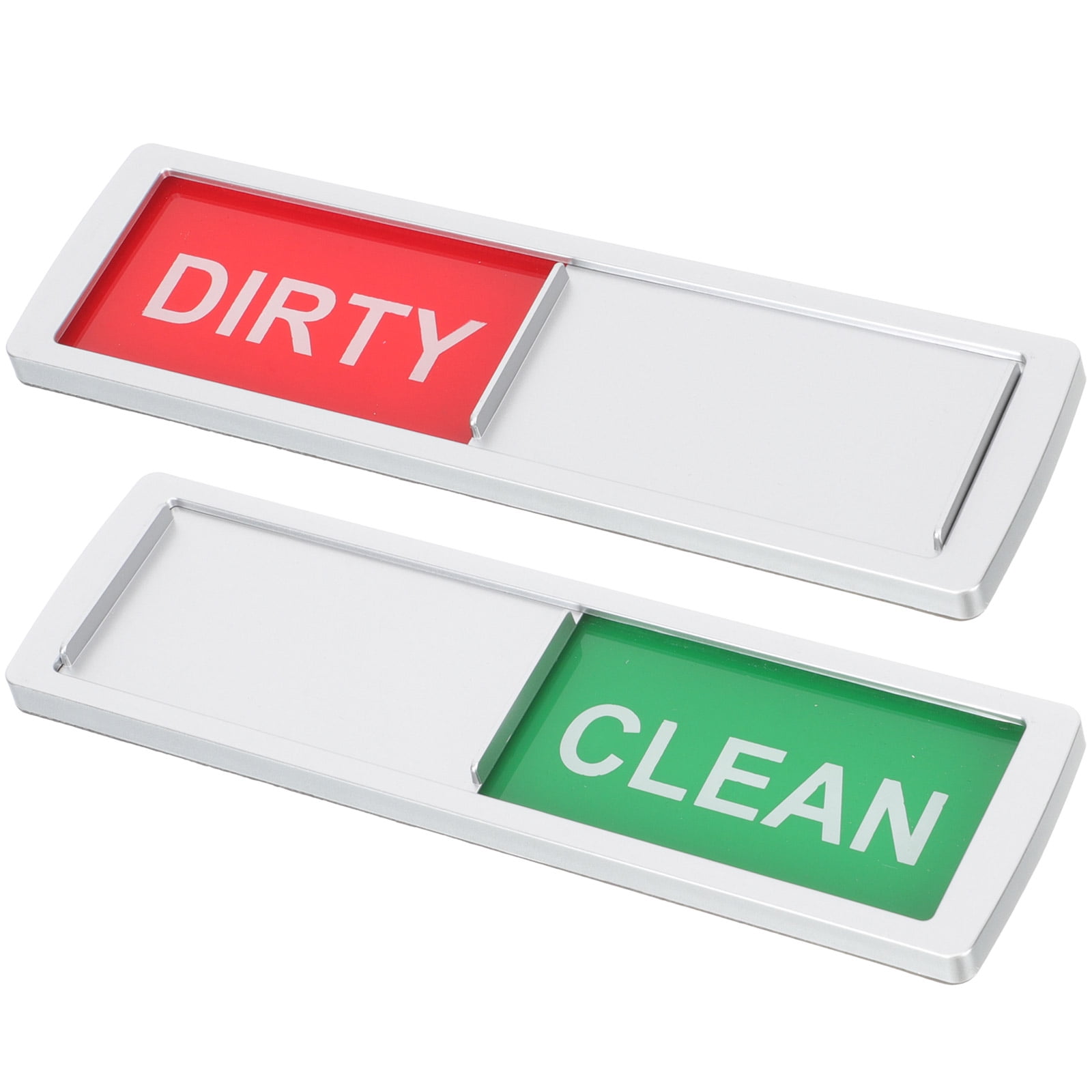 Cleaning Sign Indicator 4 Pcs Necessity Magnets Home Necessities Dirty Magnetic