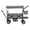 Grey, variant on KFFKFF Wagon Stroller for 2 Kids, All-Terrain Stroller Wagon with Detachable Canopy, Adjustable Handlebar, Large Capacity Storage Bag, Black