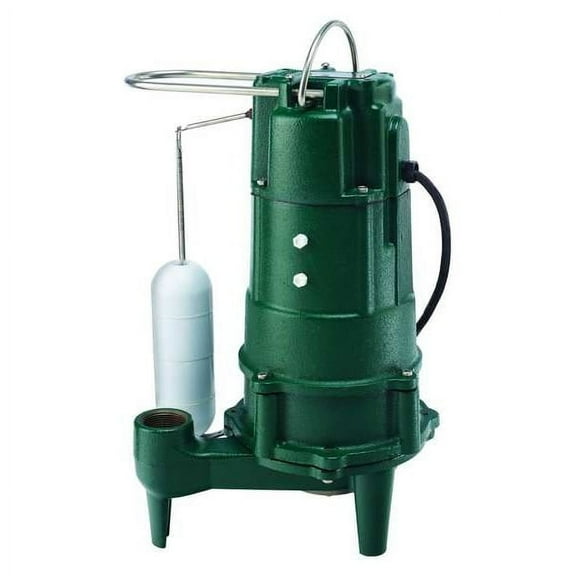 Zoeller Grinder Pump,11.0 Amps,Carbon/Ceramic 807-0001