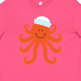 thumbnail image 4 of Inktastic Orange Octopus Cute Sea Creature Nautical Youth T-Shirt, 4 of 5