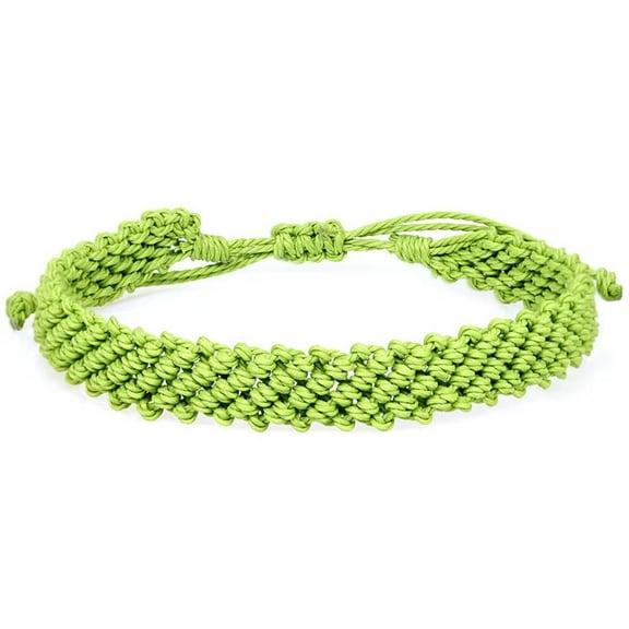 HIJONES Multicolor Braided Bracelet for Women Men Handmade Knitting Adjustable Lightweight Stackable Bracelet Chain Jewelry Style 9