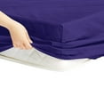 thumbnail image 2 of The Great American Store- 1800 Series 100% Authentic Microfiber Pack of 2 Fitted Sheet / Bottom Sheet 18 Inch Deep Pocket (Solid Royal Blue, Olympic Queen) - ALL ROUND ELASTIC FOR PERFECT FIT, 2 of 6