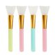 thumbnail image 1 of 4pcs White Rod Powder Rod Soft Bristle Mask Brush Silicone Brush Mask W0A5, 1 of 7