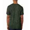 thumbnail image 2 of Halloween Green Snake Snakeskin Costume All Over Mens T Shirt Charcoal Heather SM, 2 of 2