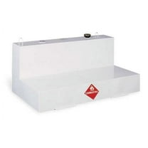Jobox Liquid Transfer Tank, 14 Gauge Steel, White, 480000