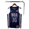 thumbnail image 5 of Camiseta de la NBA del equipo de EE. UU. 2024 azul oscuro con los números 6 James 4 Curry 8 Leonard 7 Durant, 5 of 5