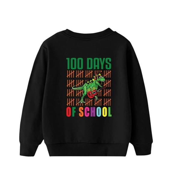 Hicidod Toddler Sweatshirt Cotton Long Sleeve Crewneck Print Pullover Fall Casual Soft Shirt Sweater Tops for Girls Boys