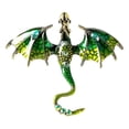 thumbnail image 2 of Broche Dragón Volador Dragón Esmaltado Exquisito para Traje Abrigo (Claro) Verde, 2 of 2