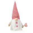 thumbnail image 1 of Compra mínima de 10 piezas Adorno de muñeco sin rostro de amor de muñeco elfo navideño de San Valentín [Rojo] ANGGREK  Otros, 1 of 8