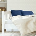 thumbnail image 2 of Bare Home Pillowcase Set - Premium 1800 Collection - Double Brushed - Ultra Soft - Toddler Size, Dark Blue, 2 Count, 2 of 7