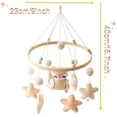 thumbnail image 4 of Baby Mobile for Crib Felt Portable Baby Mobile Soft Toy Sensory Neutral Design Handmade Nursery Decor, 4 of 5