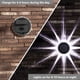 thumbnail image 3 of Bewildely Home Office Hotel al aire libre 8 modos de luz solar montada en la pared Camino impermeable Pasarela Cubierta de jardín Lámpara de pétalo Iluminación y accesorios Vistoso Bewildely HA073189-03B, 3 of 6