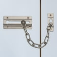 thumbnail image 6 of Hyper Tough New Steel Privacy Chain Door Guard,Satin Nickel Finish, 6 of 8