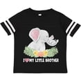 thumbnail image 3 of Inktastic I Love My Little Brother Elephant Family with Flowers Boys or Girls Toddler T-Shirt, 3 of 5