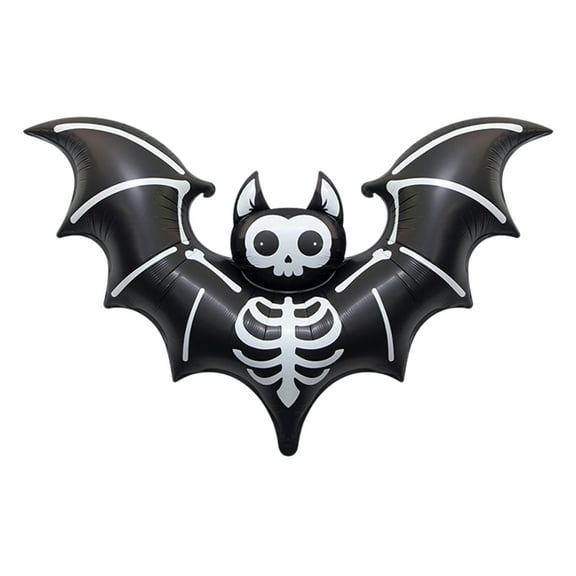 WEGFTDUOP Large Foil Halloween Bats Balloons Halloween Inflatables Outdoor Decorations For Indoor Home Party Garden Lawns Store