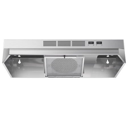 JOEAONZ 30 inch 400 CFM Under Cabinet Range Hood, Brushed Stainless Steel
